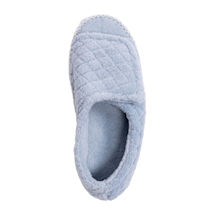 Alternate Image 4 for Muk Luks® Micro Chenille Adjustable Slippers - Freesia Blue
